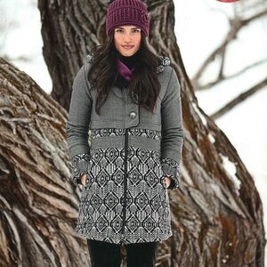Prana Mischka jacket hood coat‎ size medium